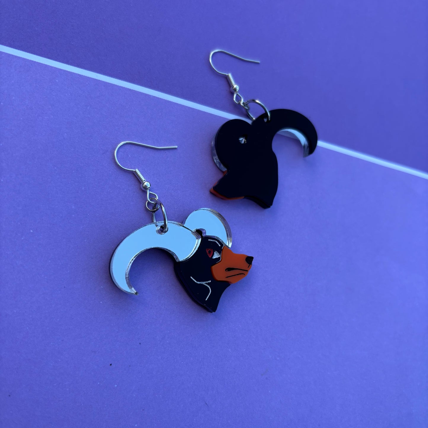 Houndoom Acrylic Earrings