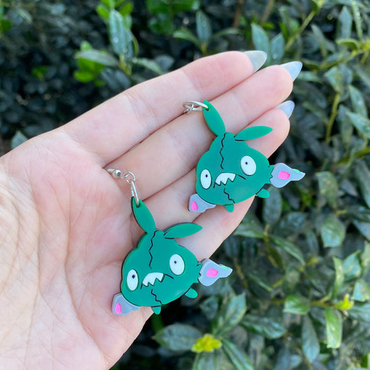 Trubbish Acrylic Earrings