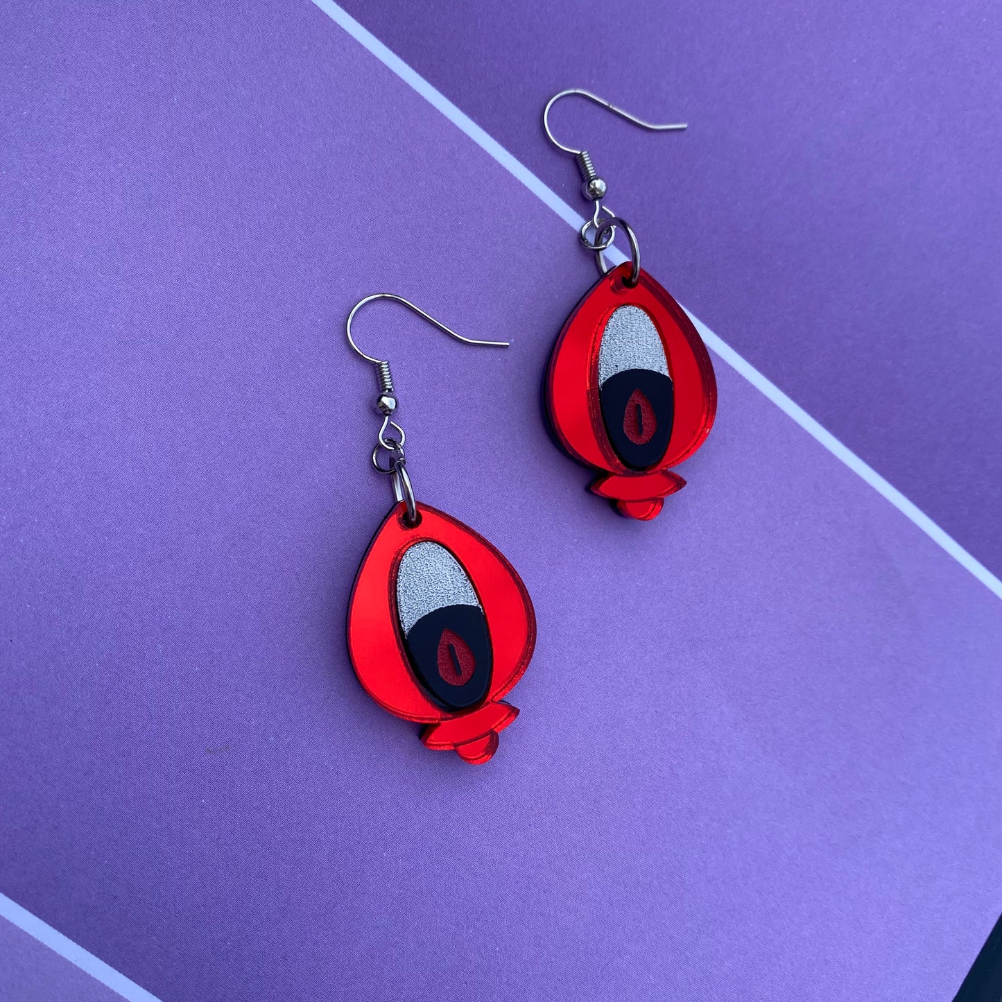 Hazbin Alastor Acrylic Earrings