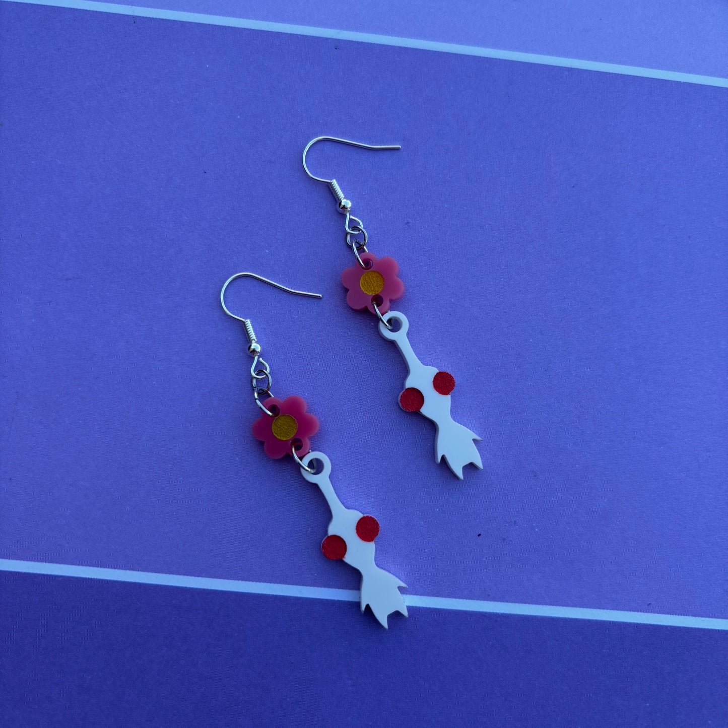 Pikmin Wave 2 Acrylic Earrings