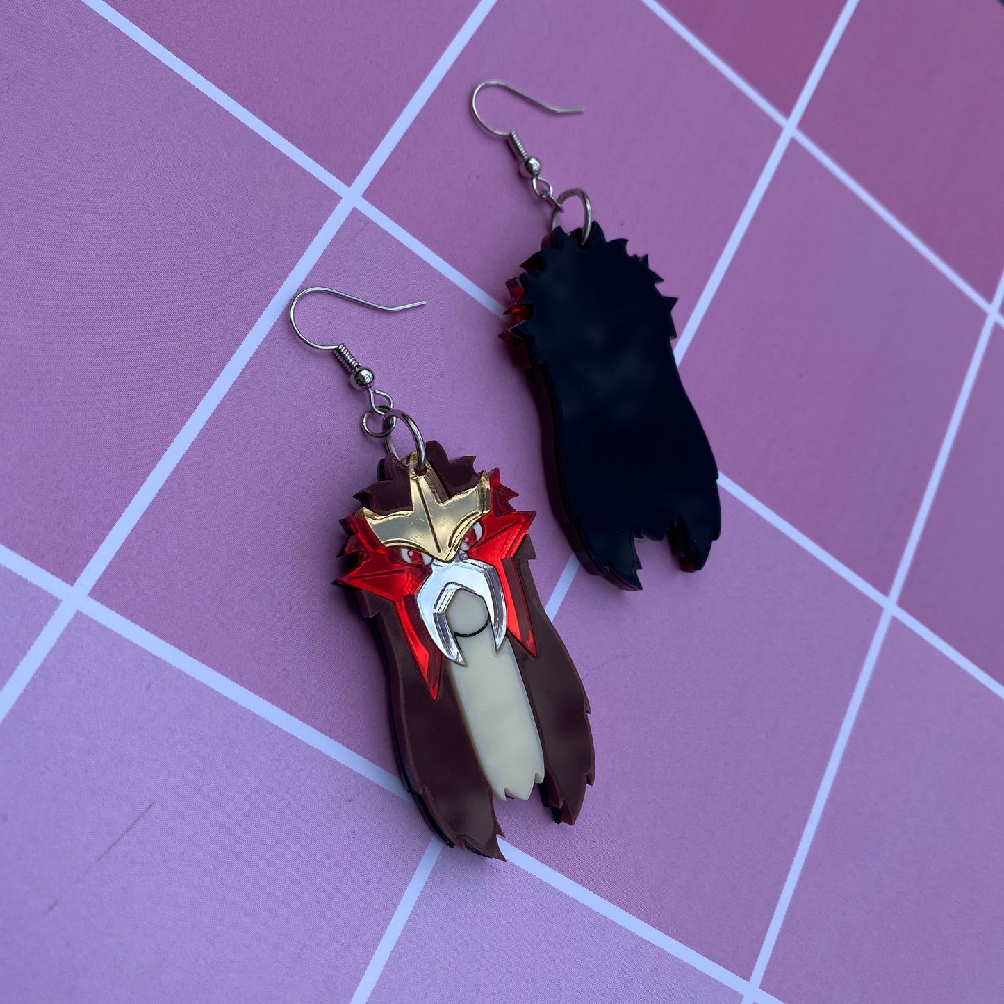 Entei Acrylic Earrings