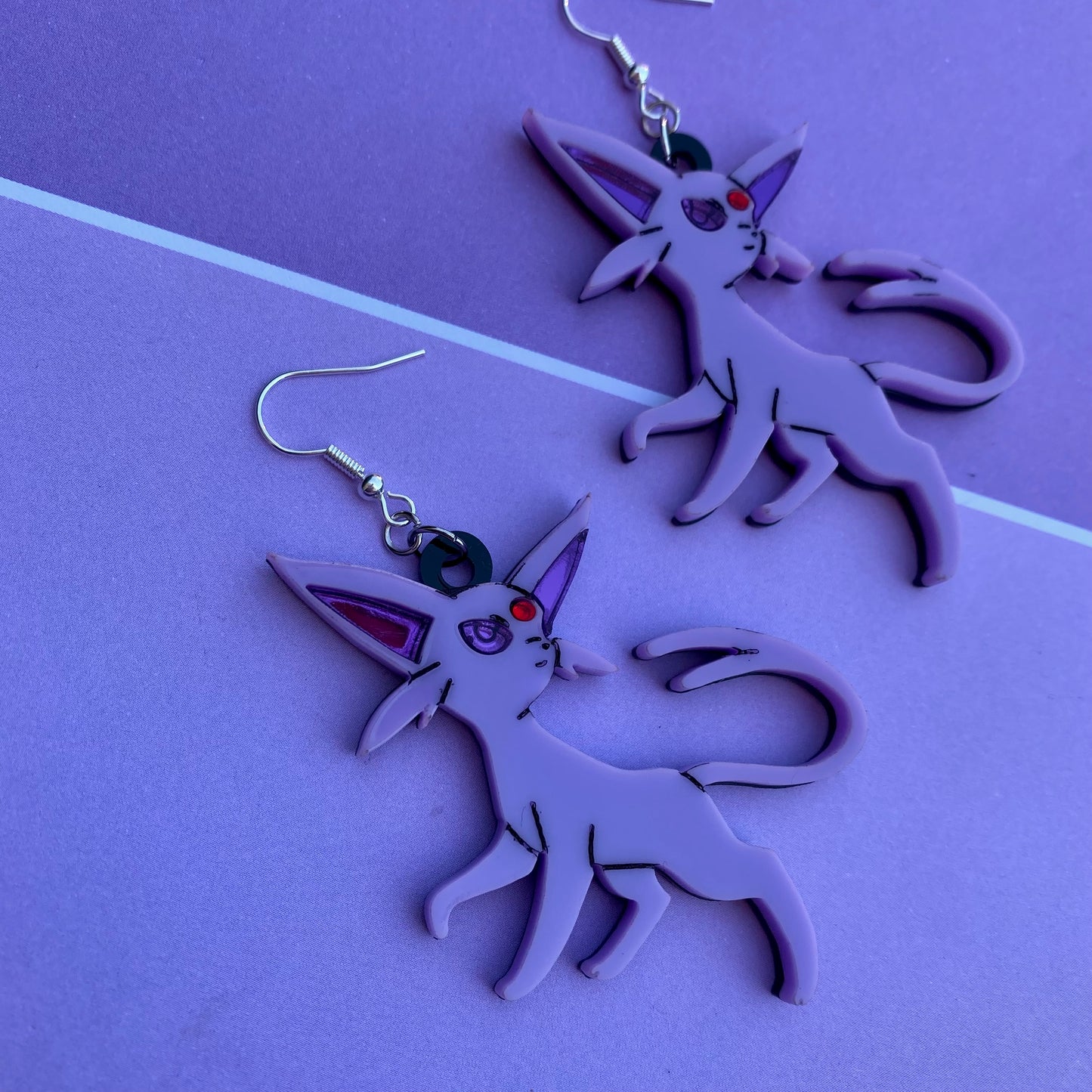 Espeon Acrylic Earrings