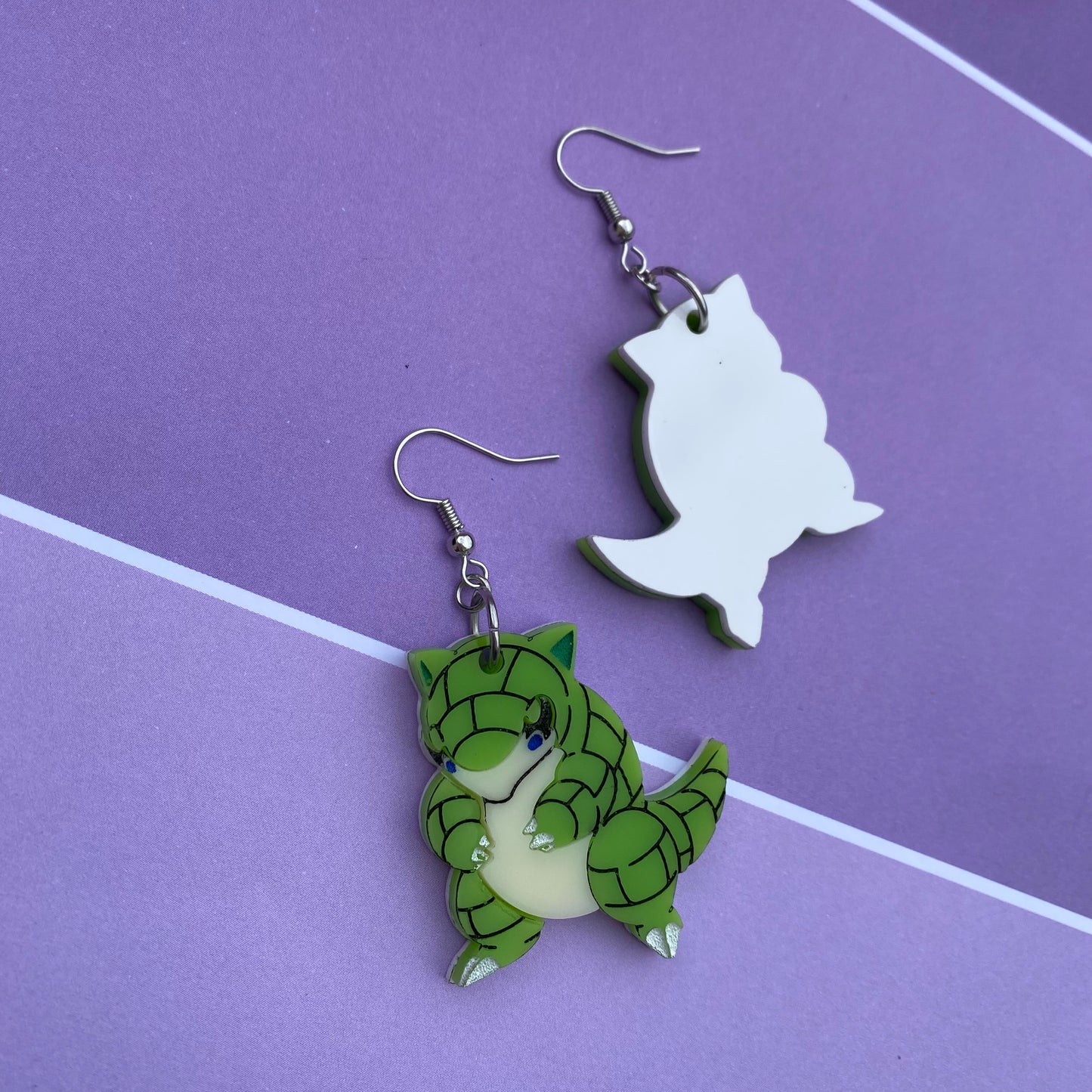 Sandshrew SHINY Acrylic Earrings