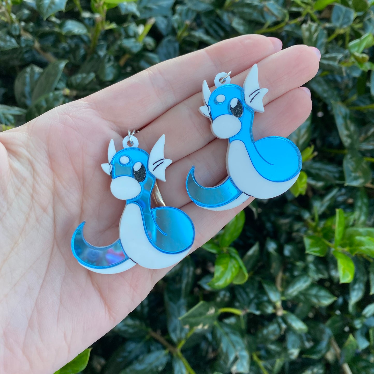 Dratini Acrylic Earrings