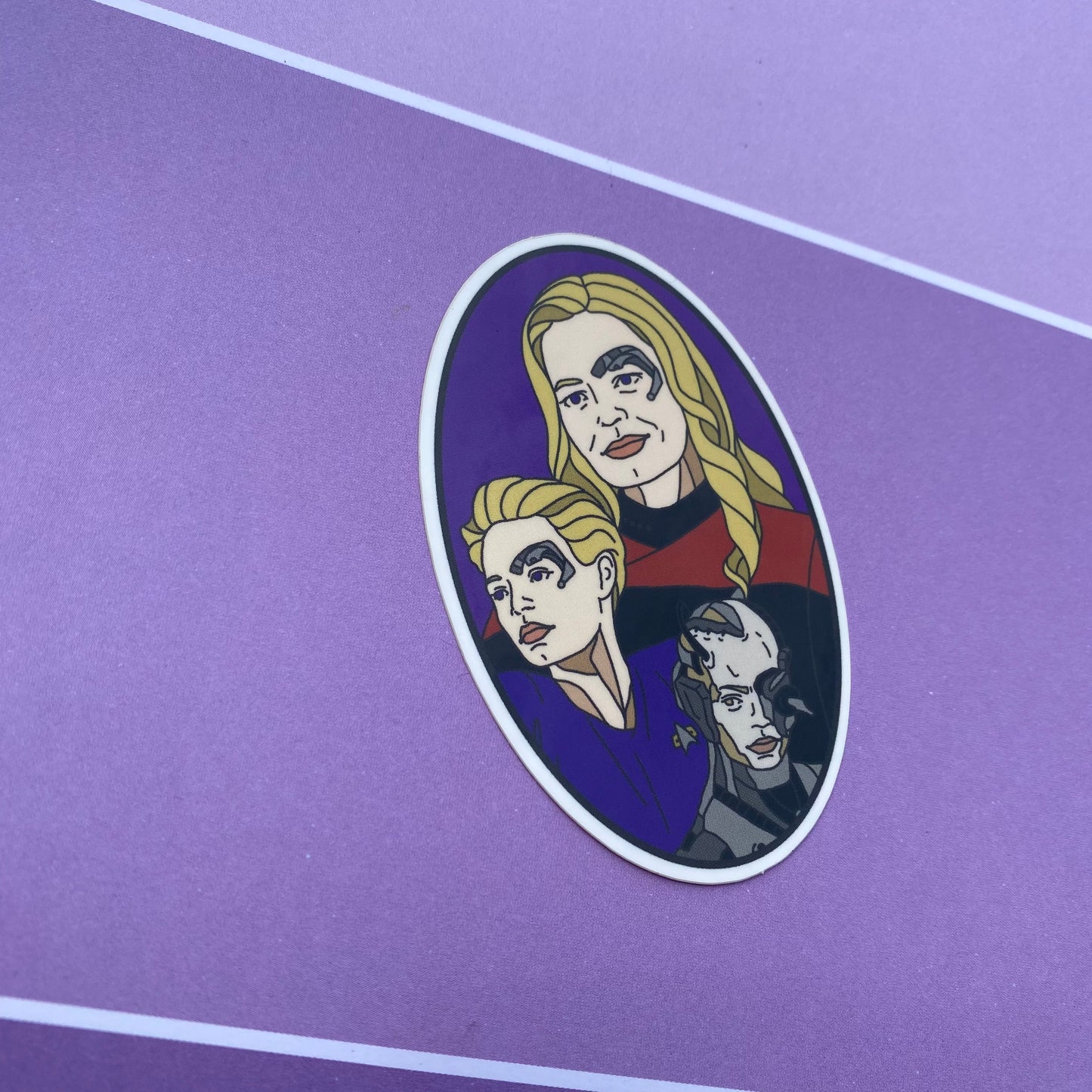 Seven of Nine’s Journey 3” Vinyl Sticker