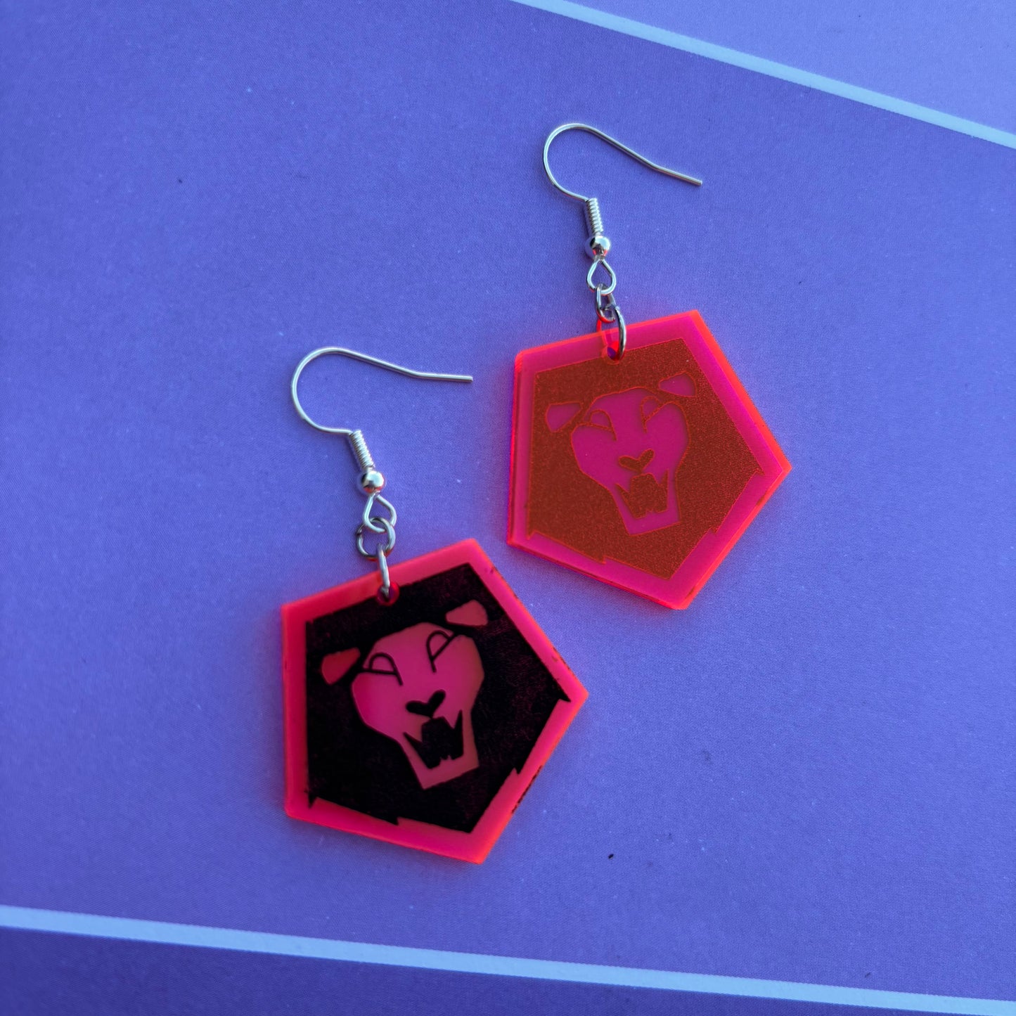 Saja Boys UV Acrylic Earrings