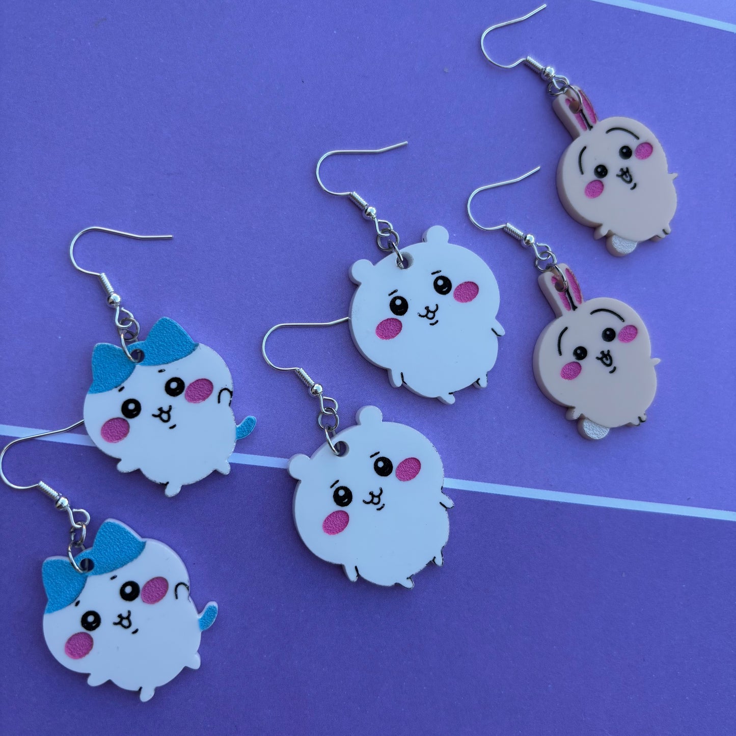 Chiikawa Acrylic Earrings