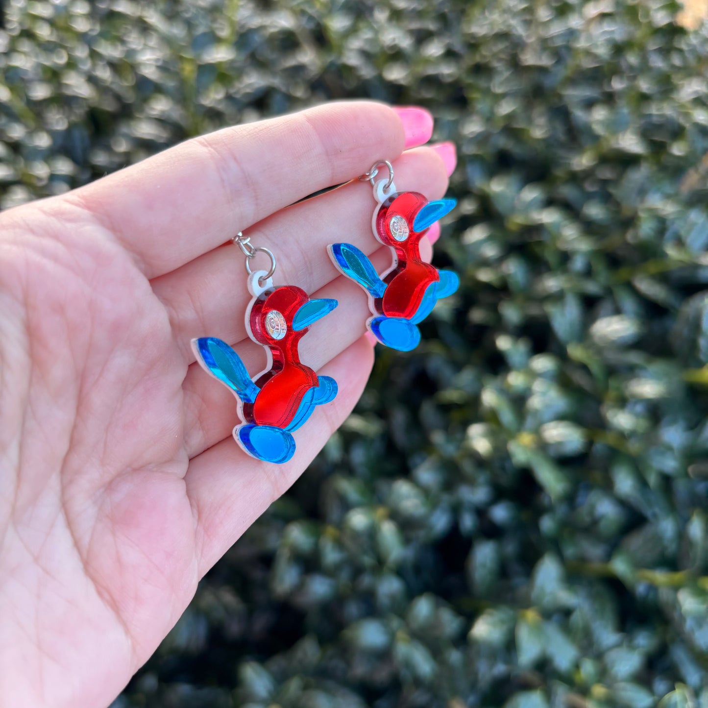 Porygon2 Acrylic Earrings