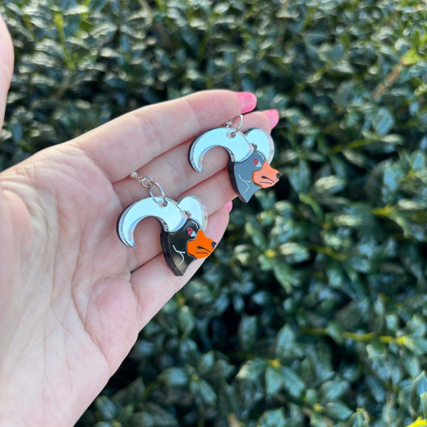 Houndoom Acrylic Earrings