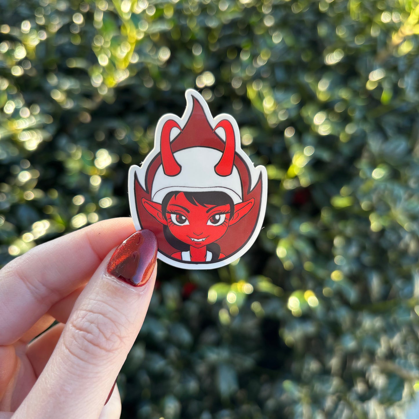 Roller Derby Devil 2.5” Vinyl Sticker