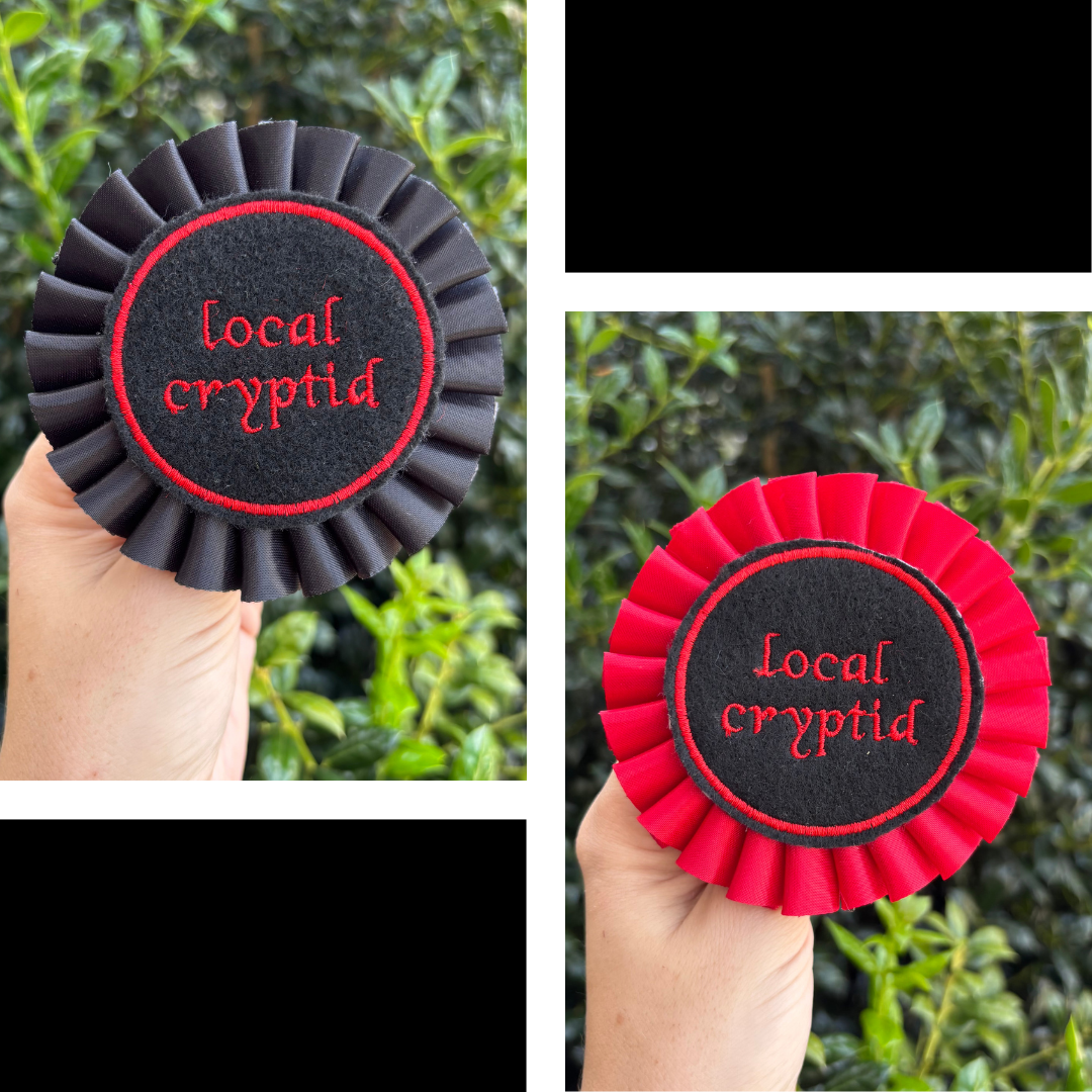Local Cryptid Ribbon Rosette