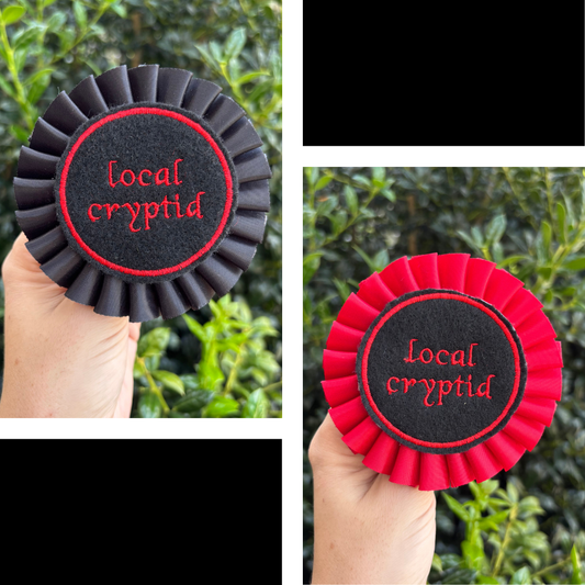 Local Cryptid Ribbon Rosette