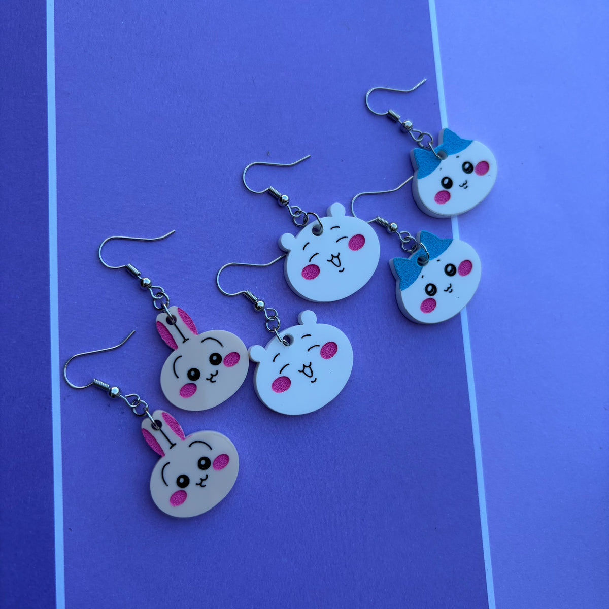Chiikawa Small Head Acrylic Earrings