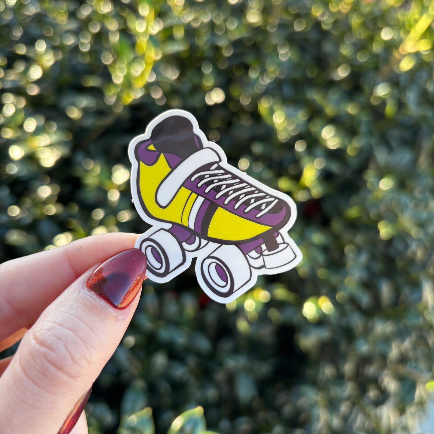 Roller Derby Pride Skates 2.5” Vinyl Stickers