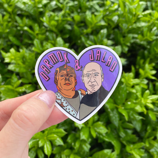 Darmok and Jalad Heart 2.5” Vinyl Sticker