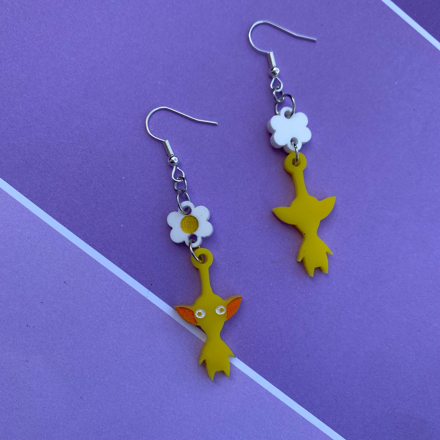 Pikmin Acrylic Earrings