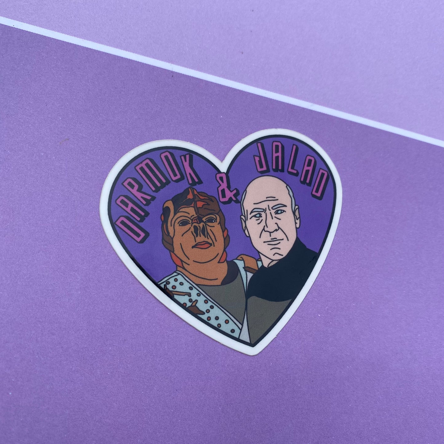 Darmok and Jalad Heart 2.5” Vinyl Sticker