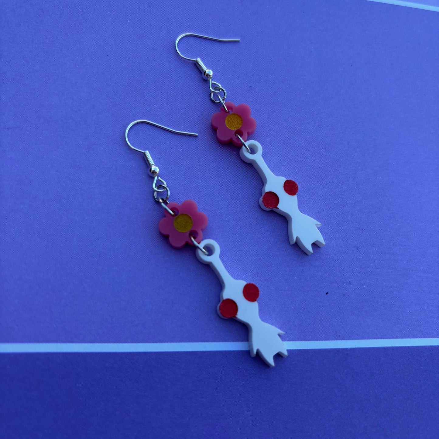 Pikmin Wave 2 Acrylic Earrings