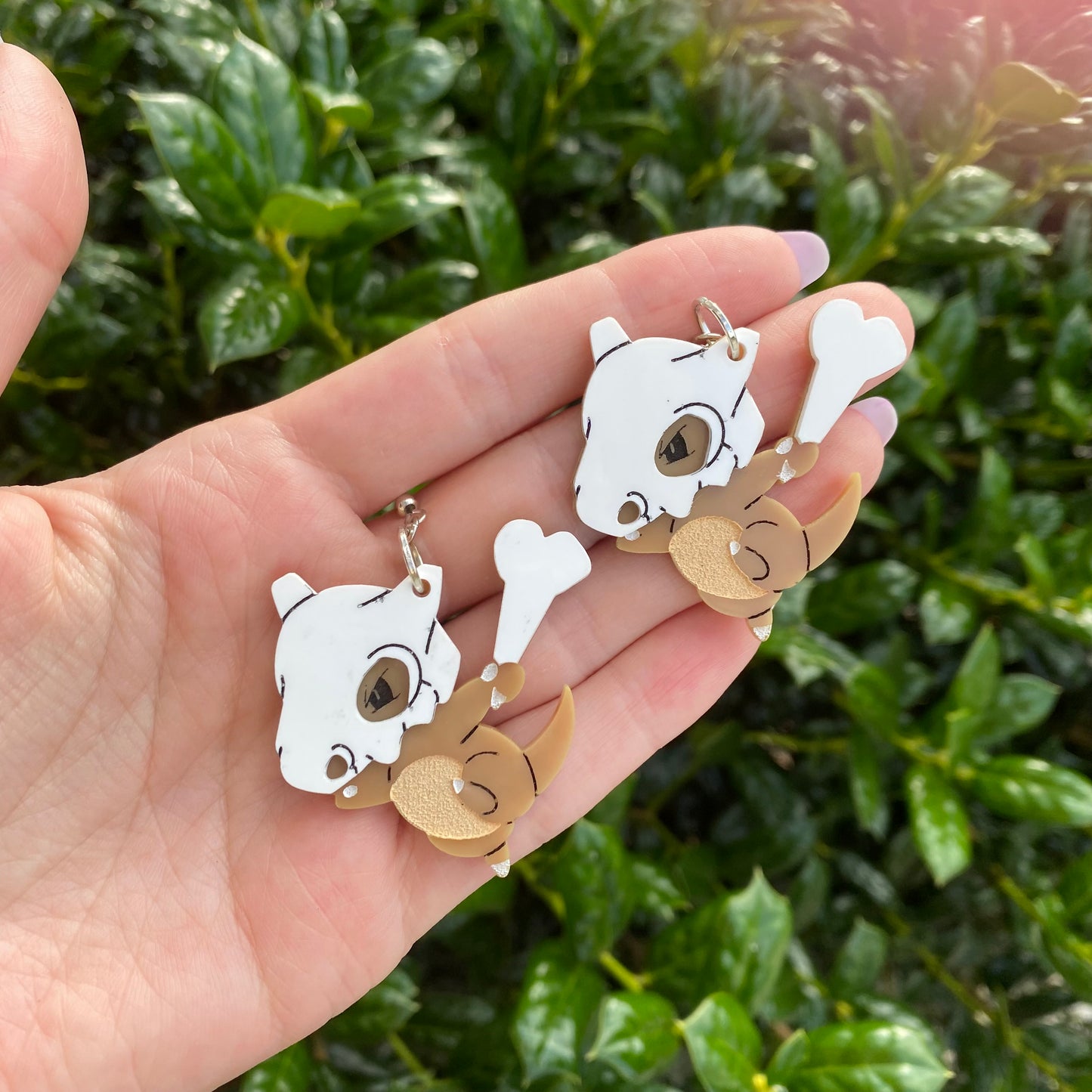 Cubone Acrylic Earrings