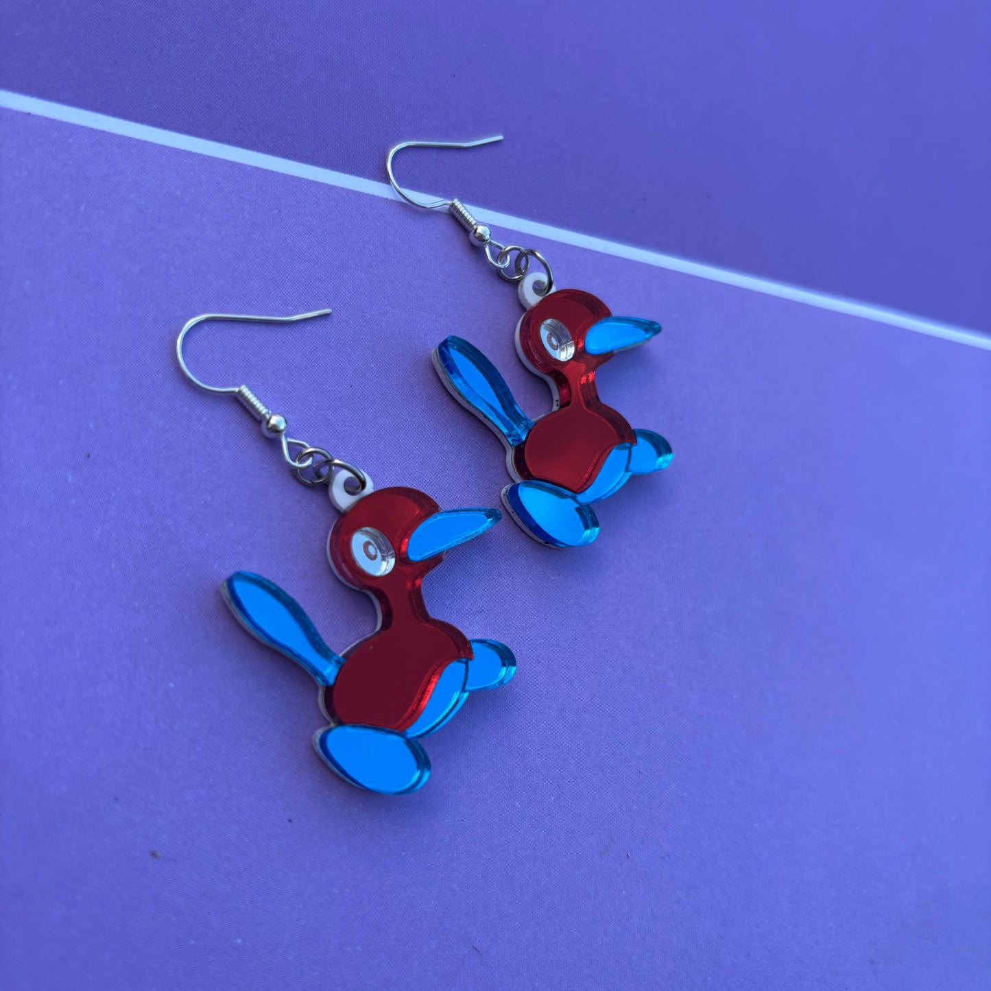 Porygon2 Acrylic Earrings