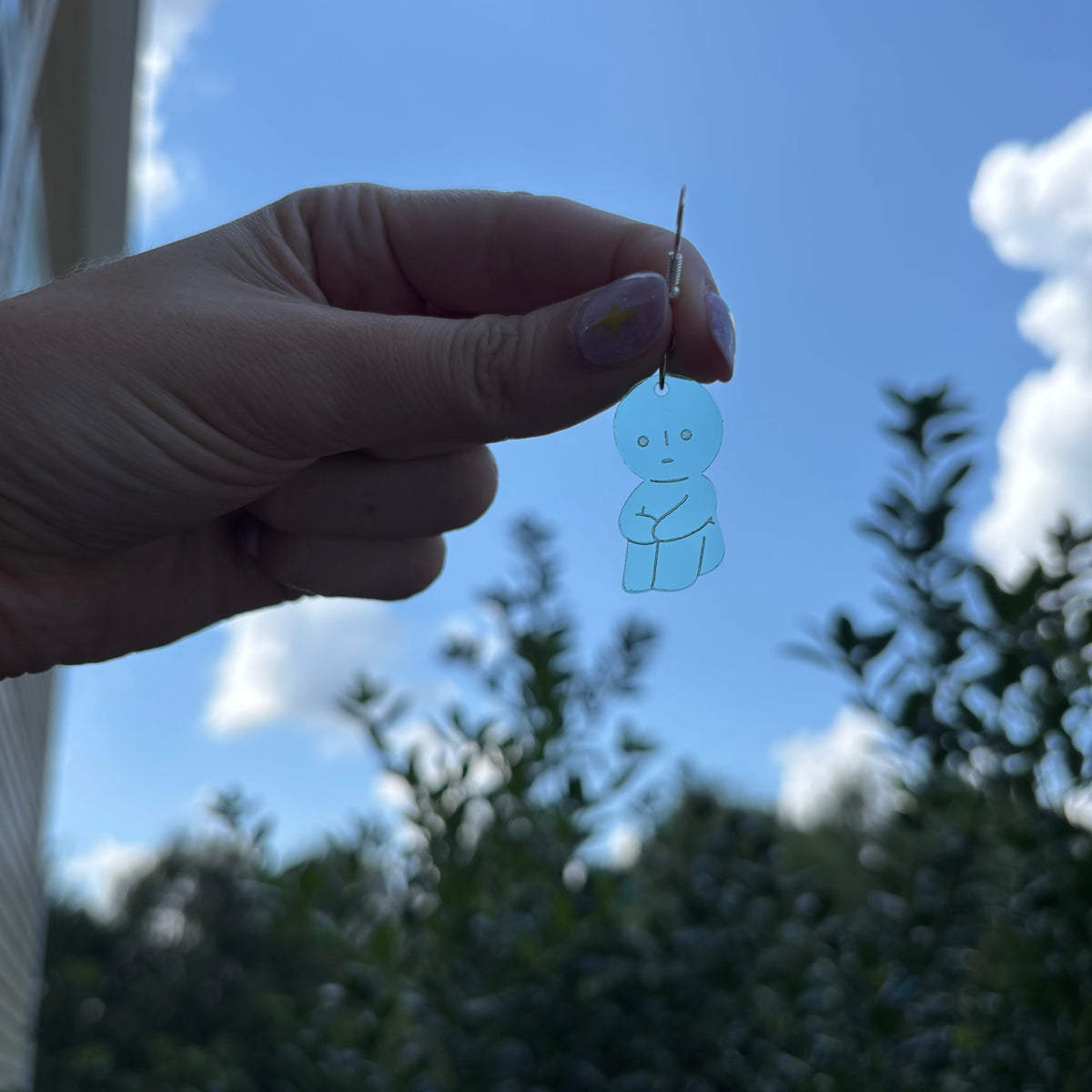Smiski Sitter Acrylic Earrings