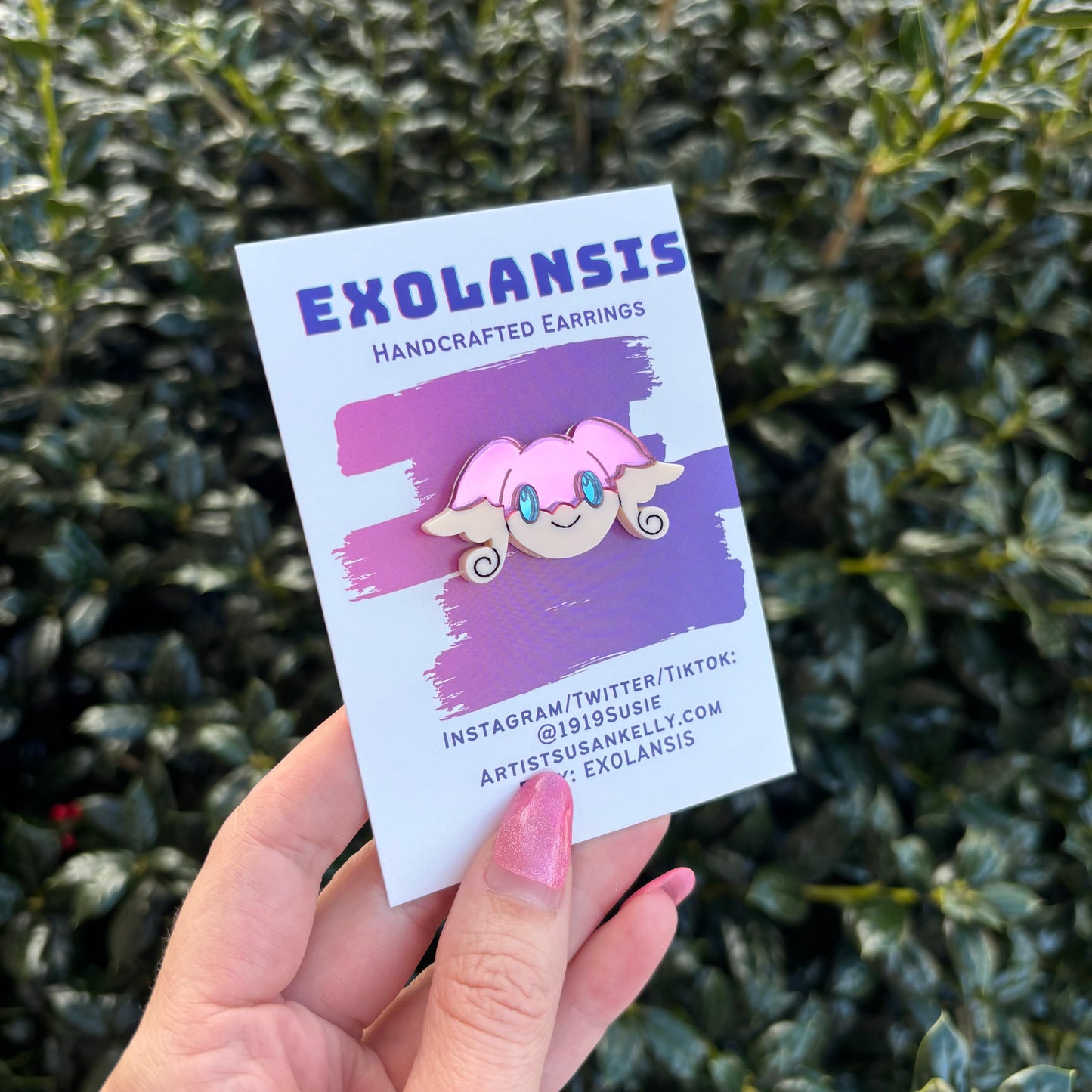 Audino Acrylic Pin