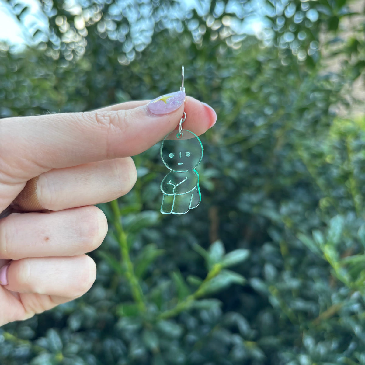 Smiski Sitter Acrylic Earrings