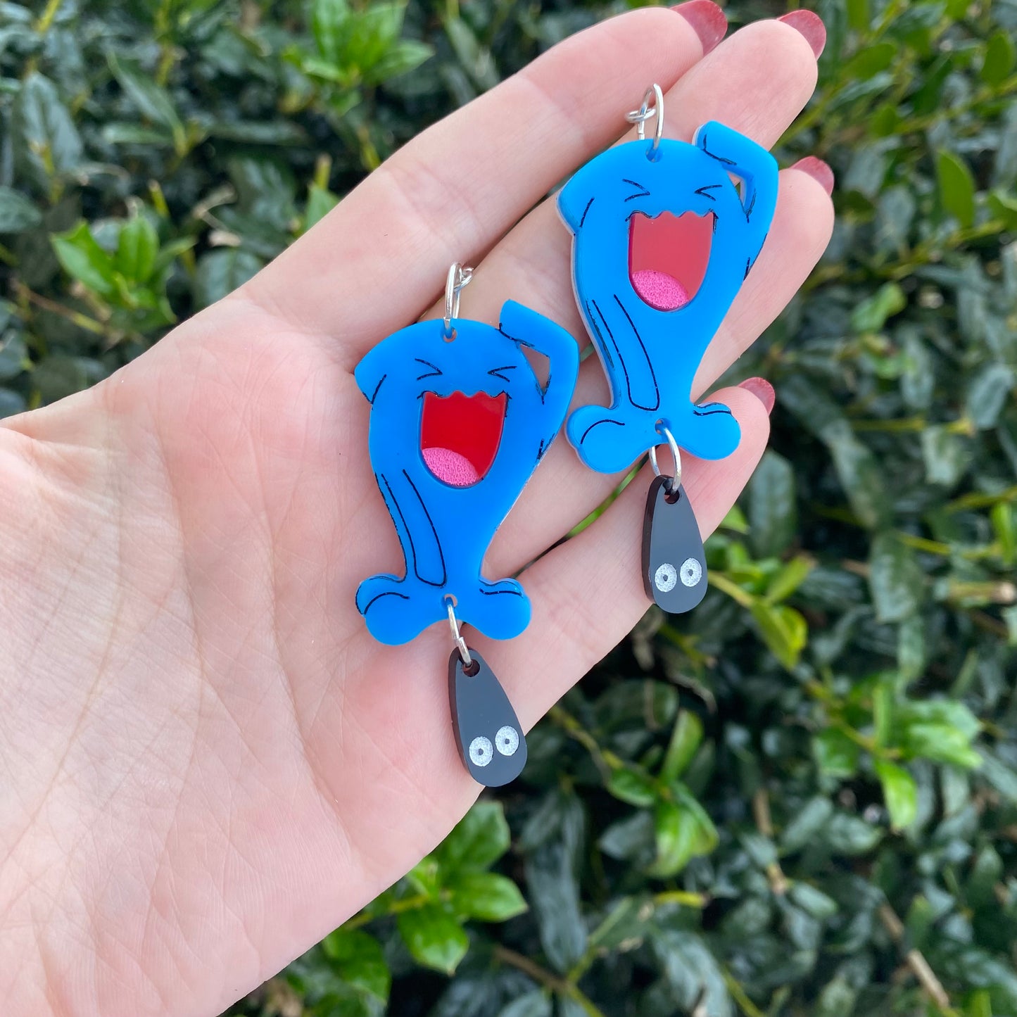 Wobbuffet Acrylic Earrings