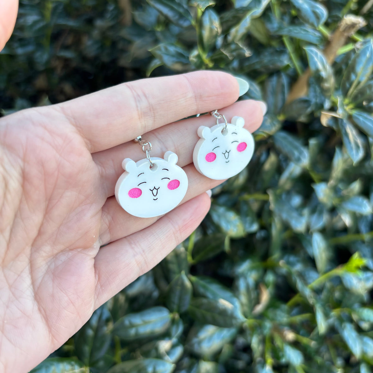 Chiikawa Small Head Acrylic Earrings