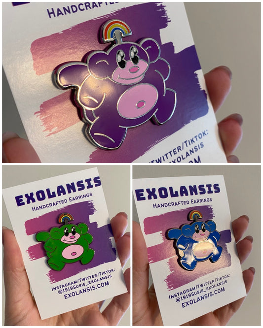 Rainbow Monkey B-GRADE Enamel Pin