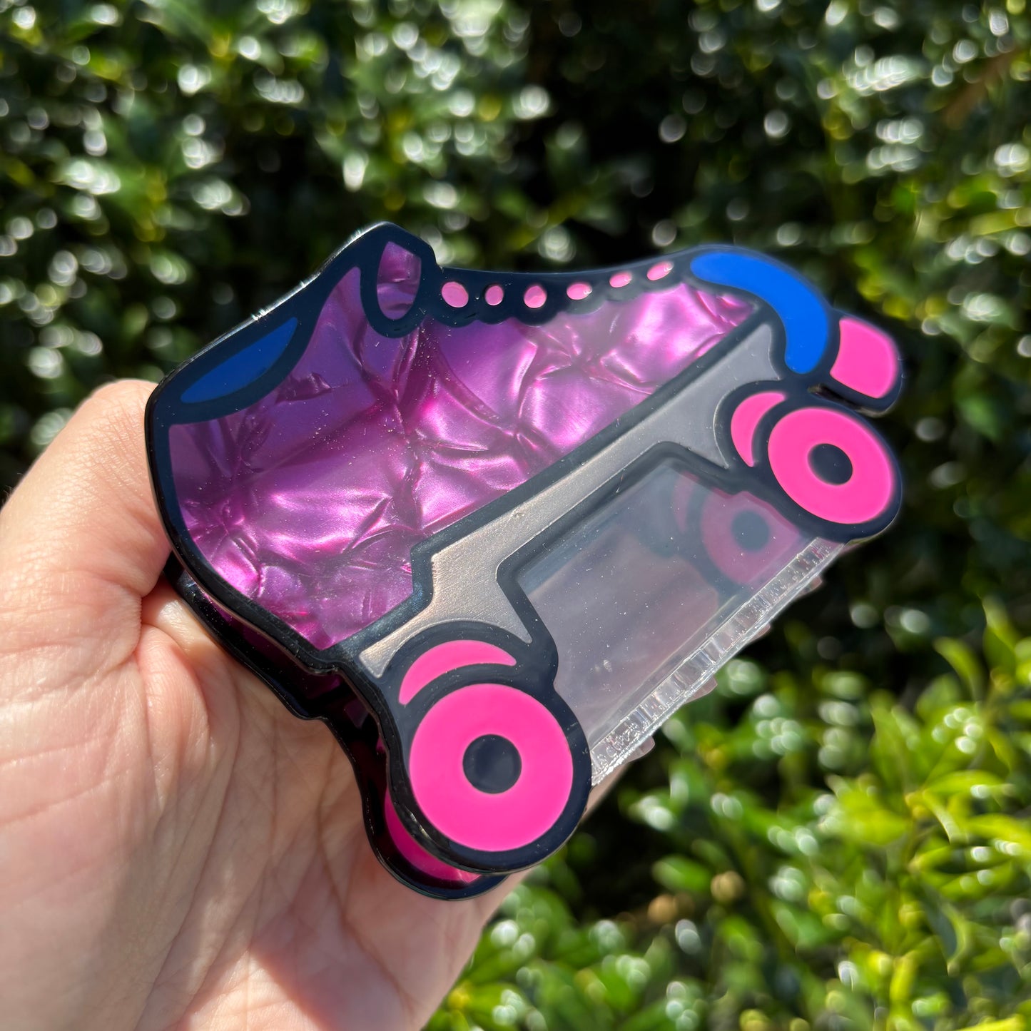 Roller Derby Purple Skate Claw Clip