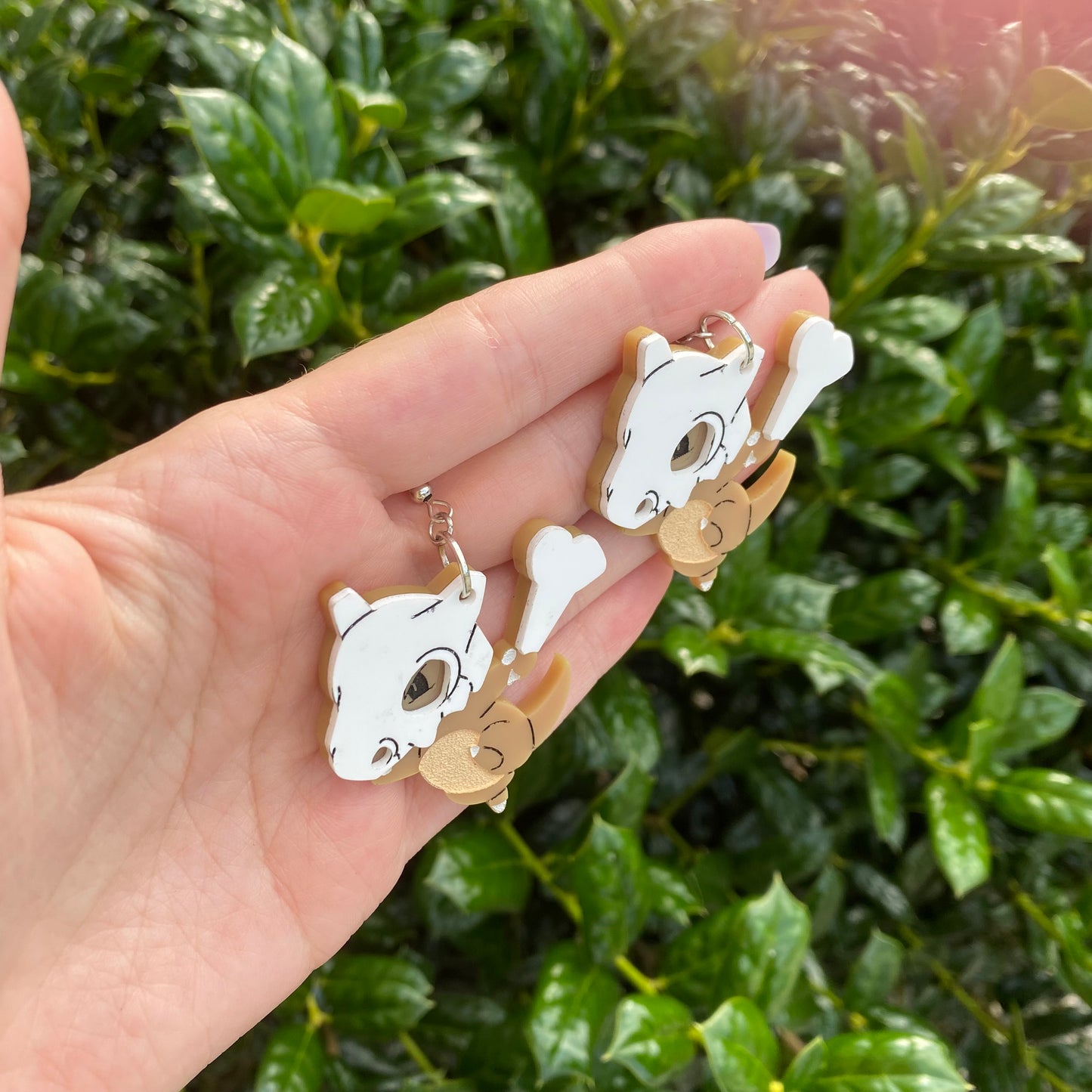 Cubone Acrylic Earrings