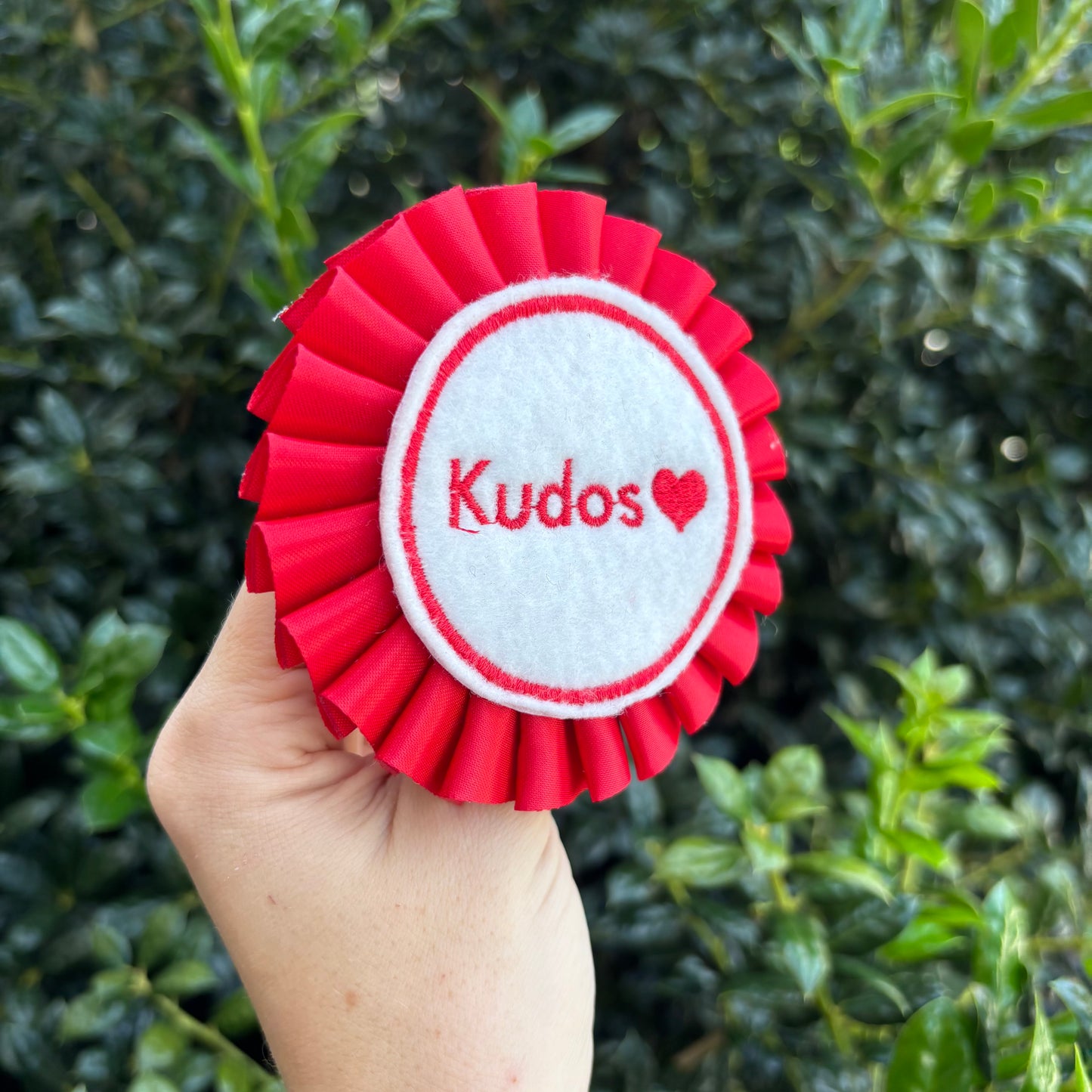 Kudos Ribbon Rosette