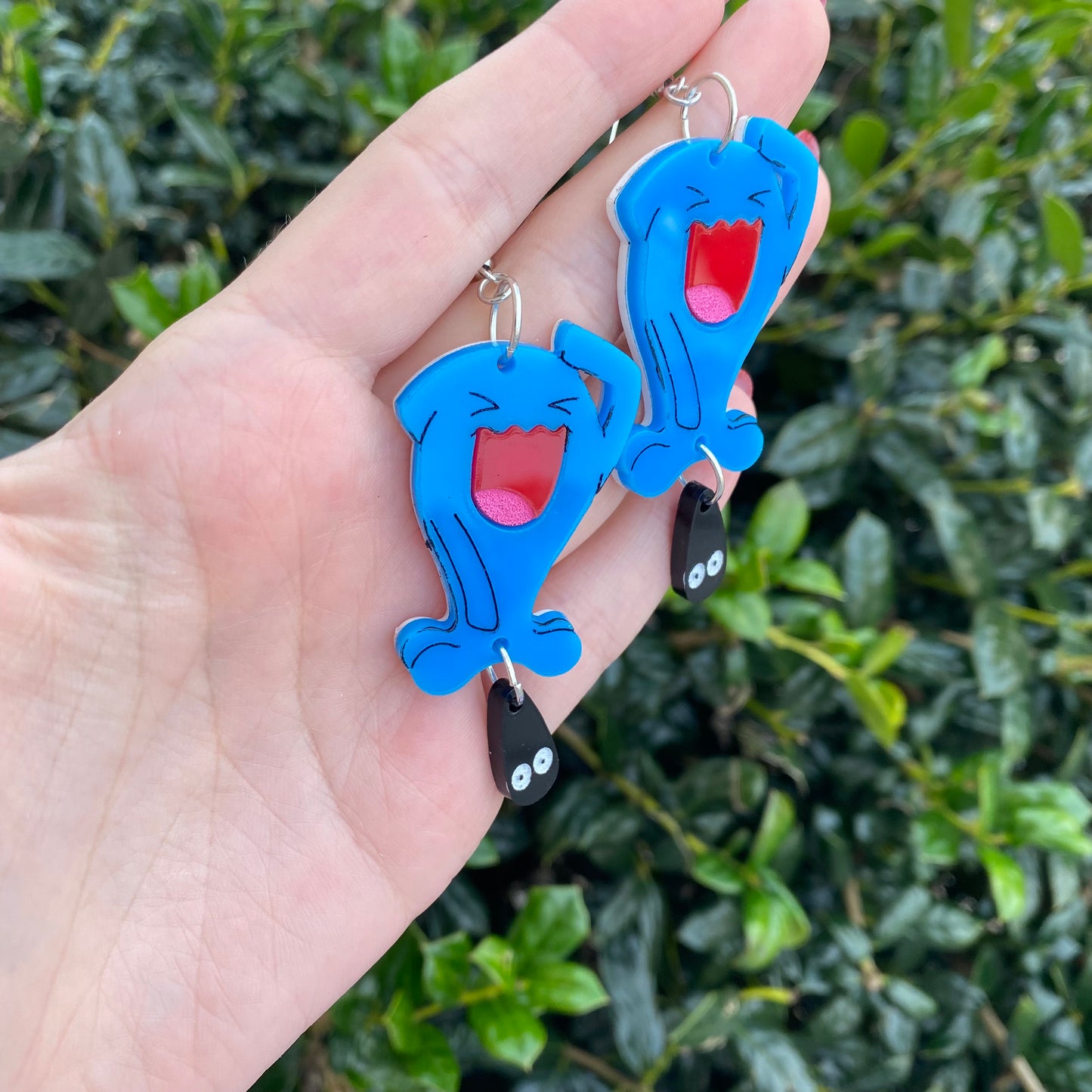 Wobbuffet Acrylic Earrings