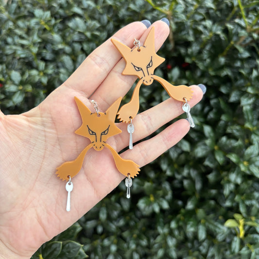 Alakazam Acrylic Earrings