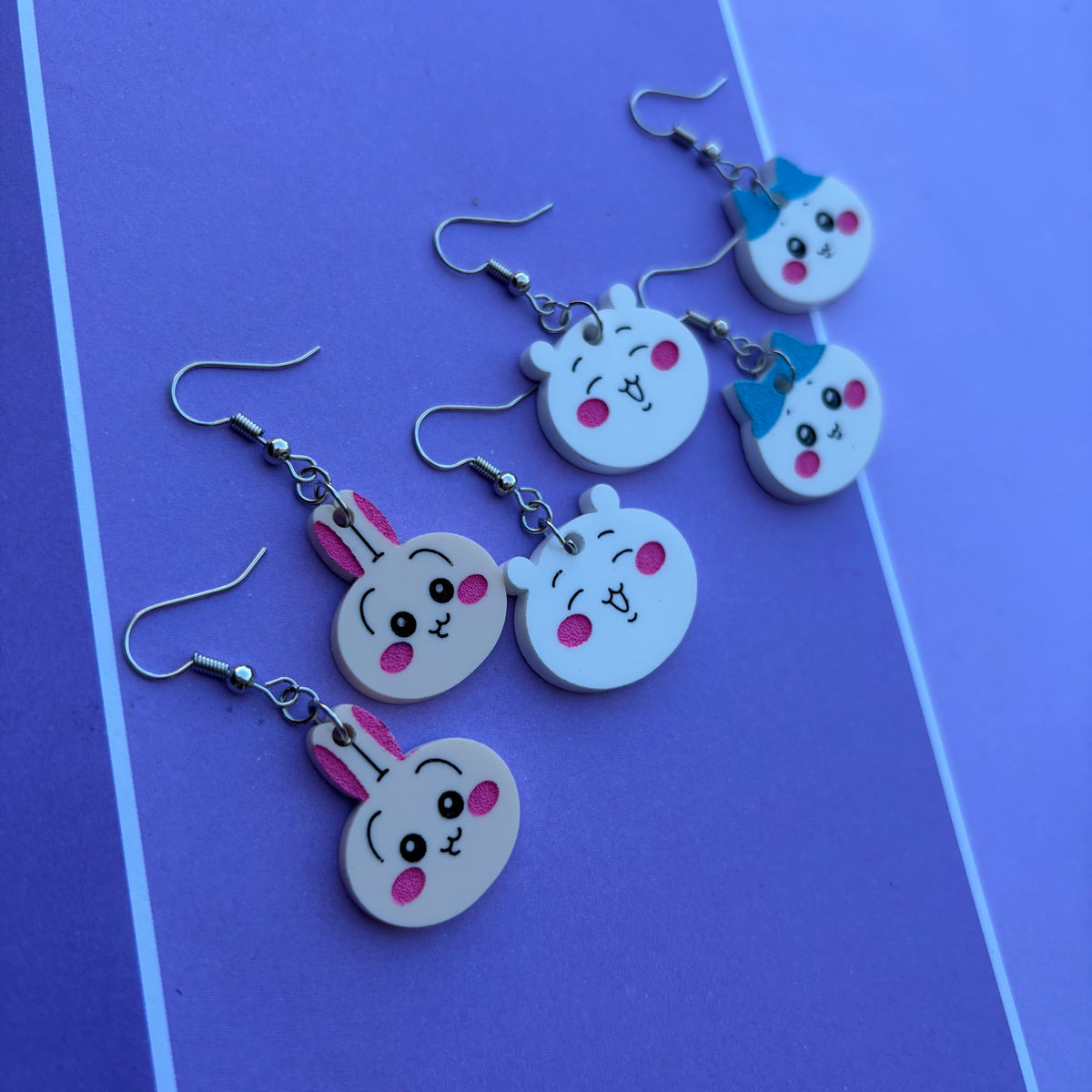 Chiikawa Small Head Acrylic Earrings