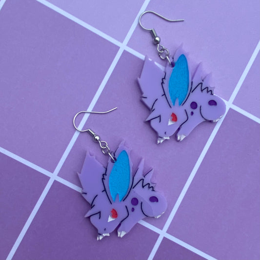 Nidoran (M) Acrylic Earrings