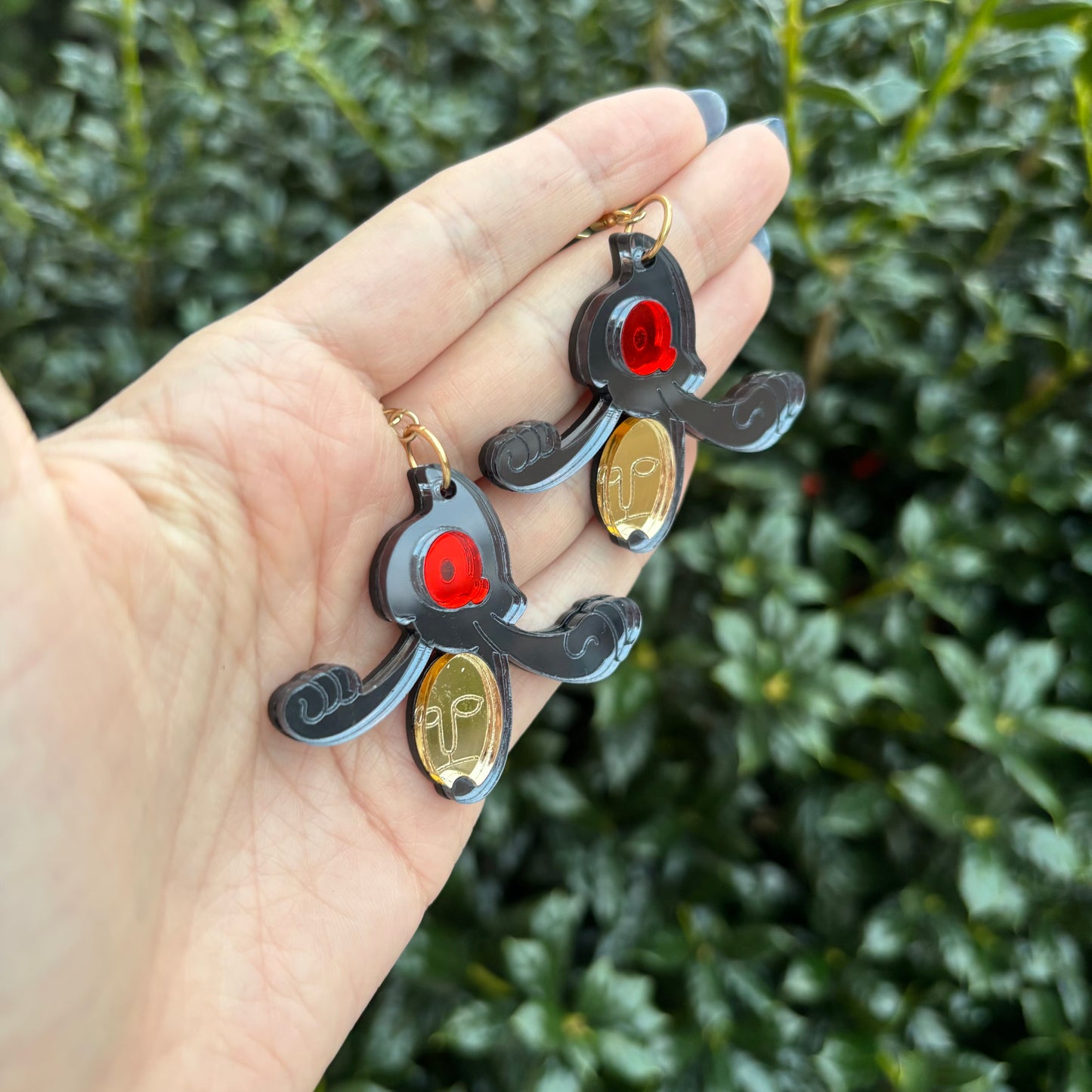 Yamask Acrylic Earrings