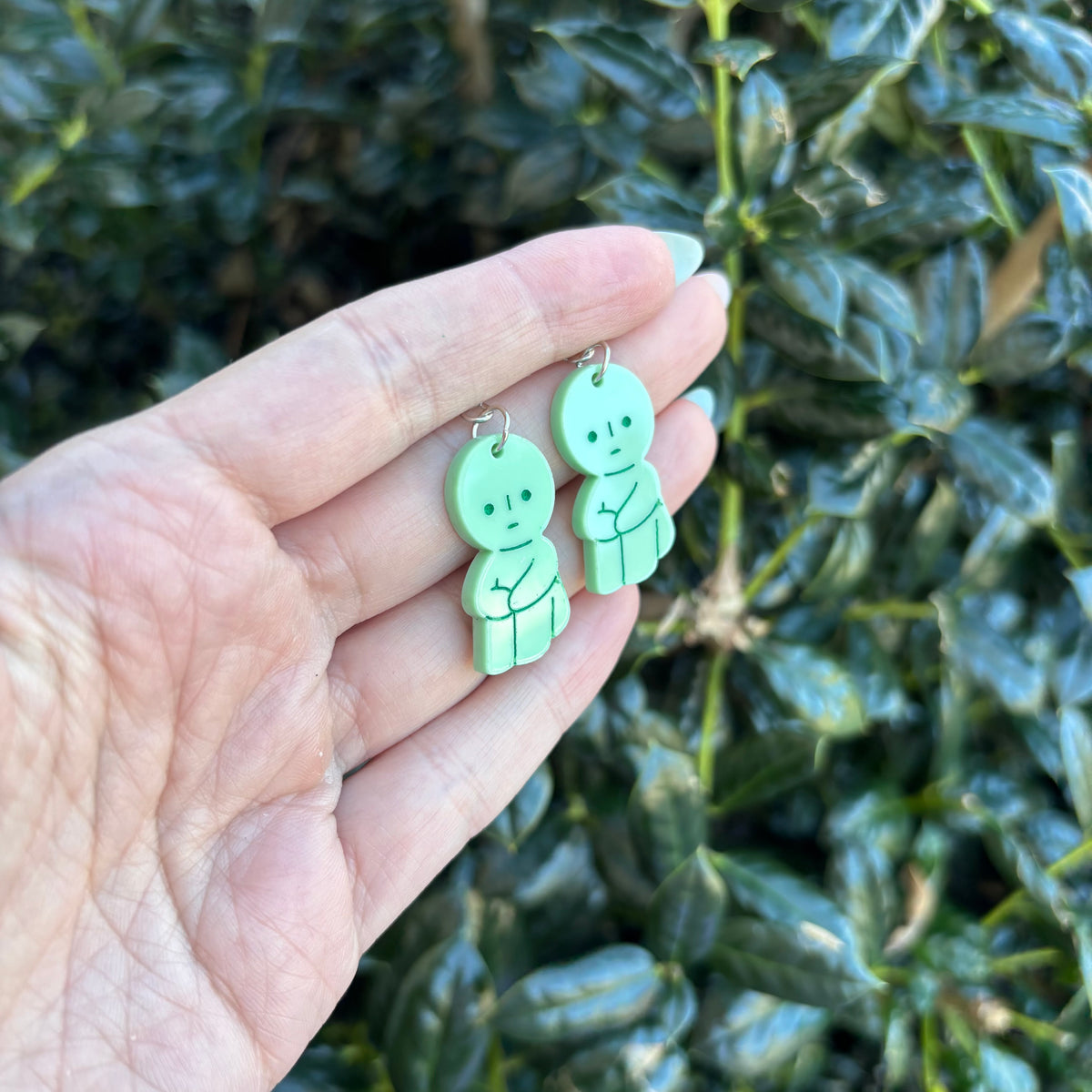 Smiski Sitter Acrylic Earrings