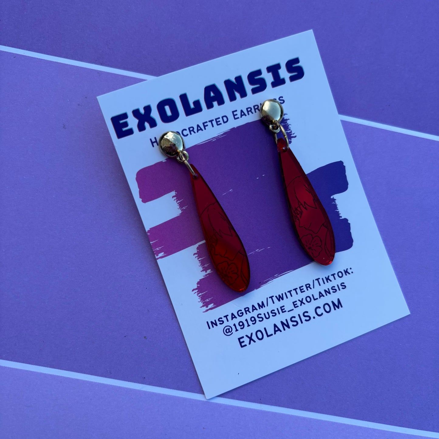 Frieren x Himmel Acrylic Earrings