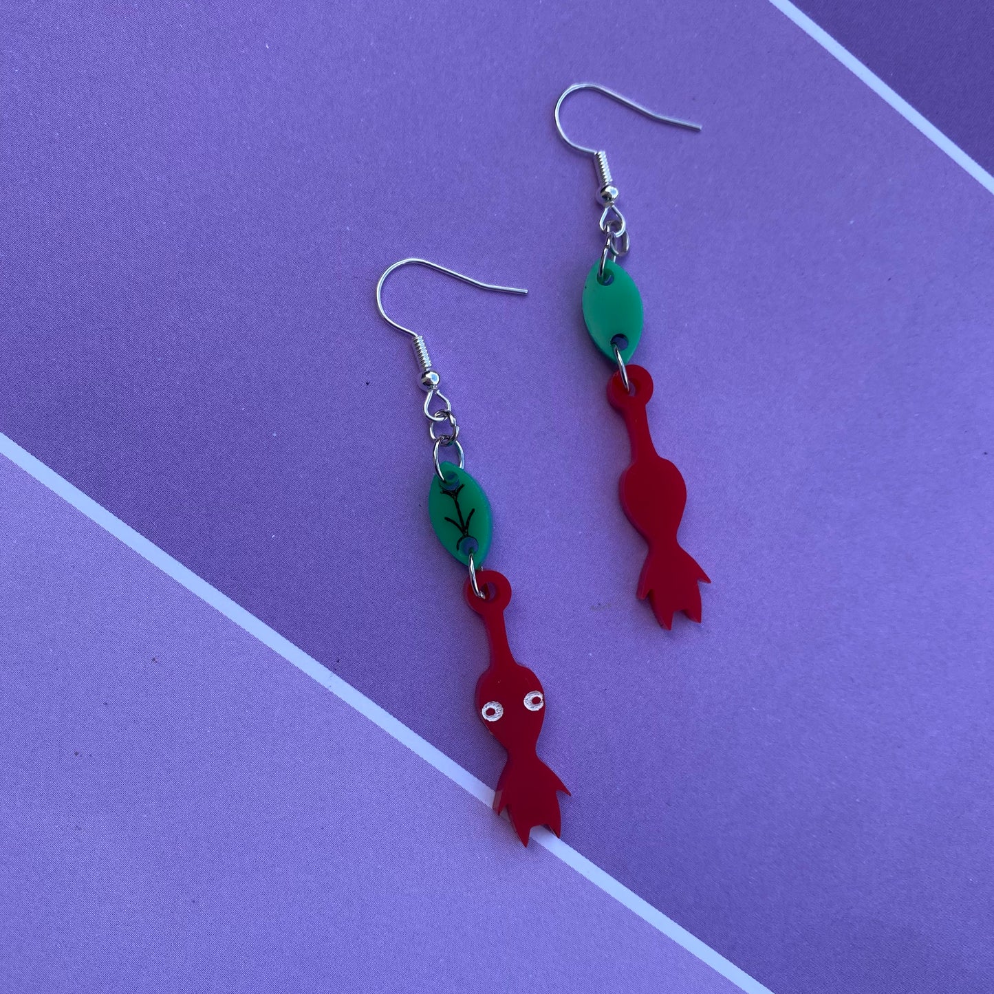 Pikmin Acrylic Earrings