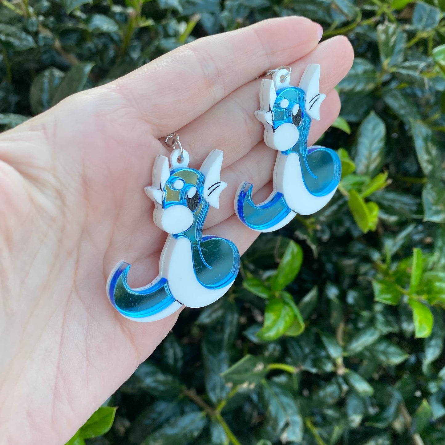 Dratini Acrylic Earrings