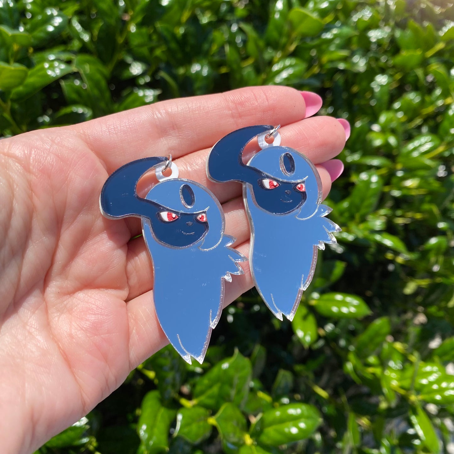 Absol Mirror Acrylic Earrings