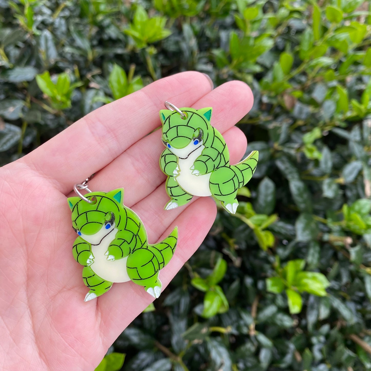 Sandshrew SHINY Acrylic Earrings