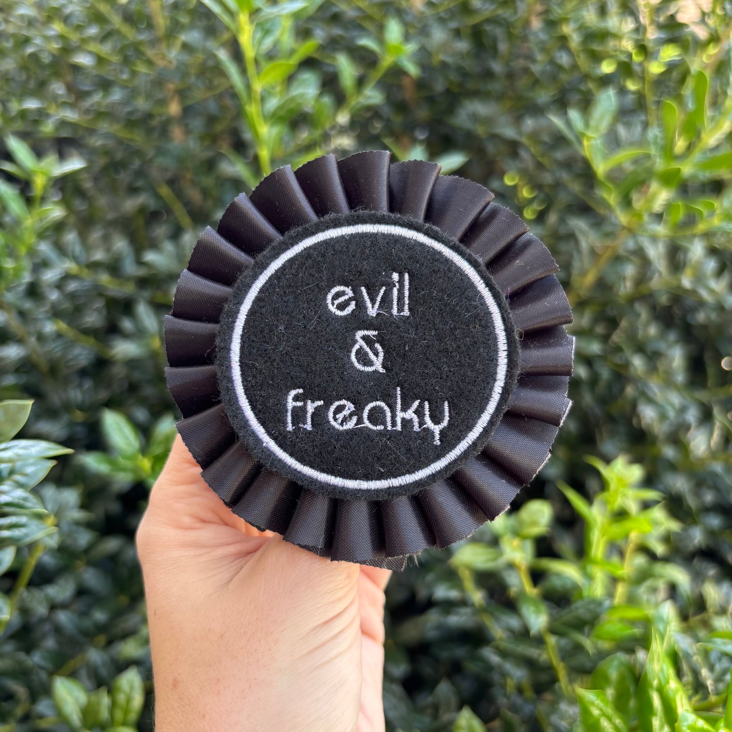 Evil & Freaky Ribbon Rosette