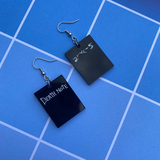 Death Notebooks Acrylic Earrings