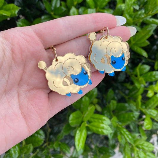 Mareep Acrylic Earrings