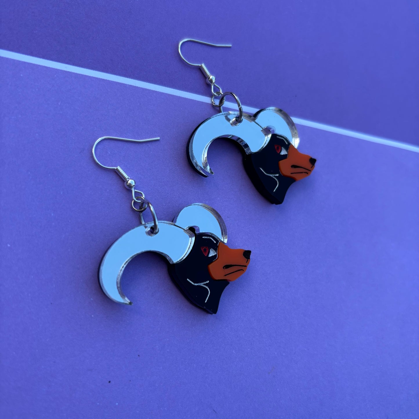 Houndoom Acrylic Earrings