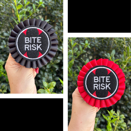 Bite Risk Ribbon Rosette