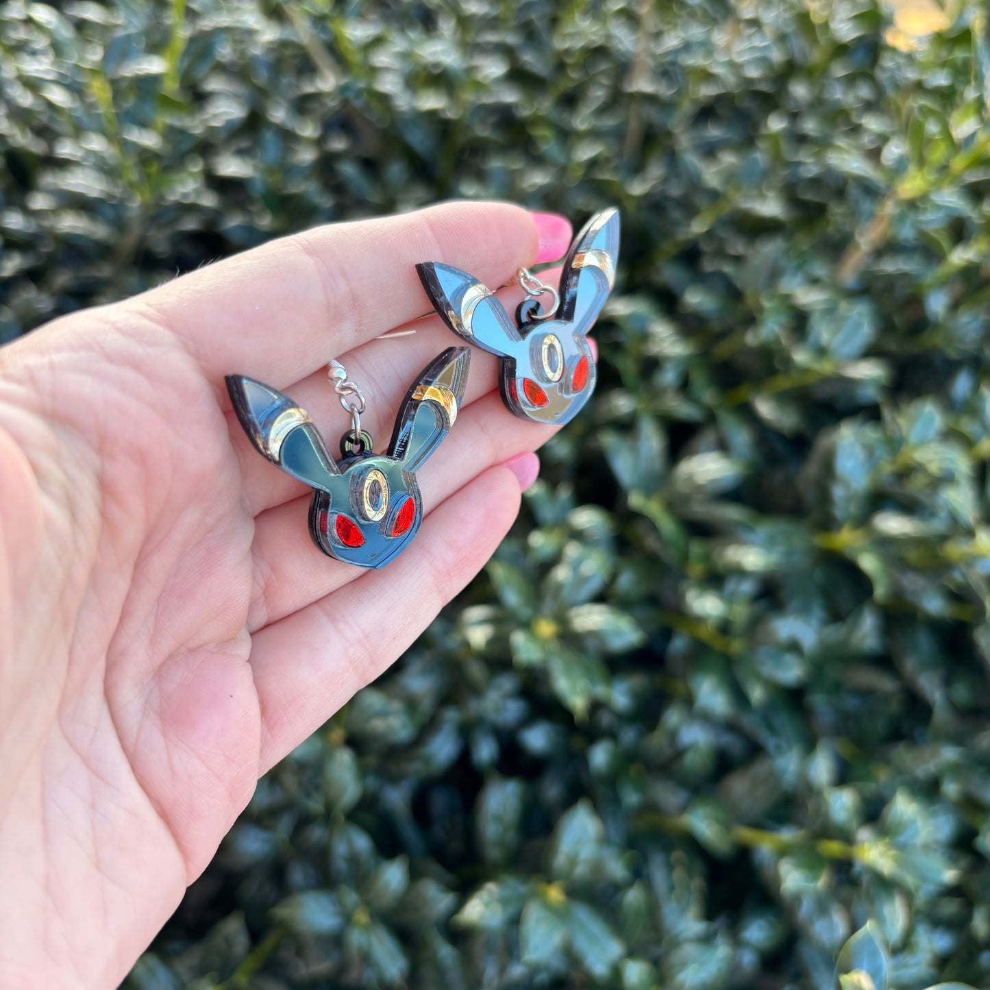 Umbreon Head Acrylic Earrings